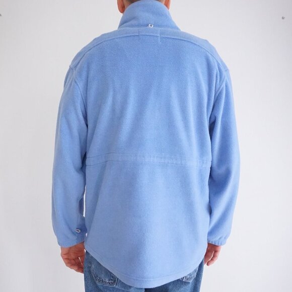 VTG '90S Wind River Outfitting Baby Blue Removable Fleece Lining Sweater M - Picture 2 of 9
